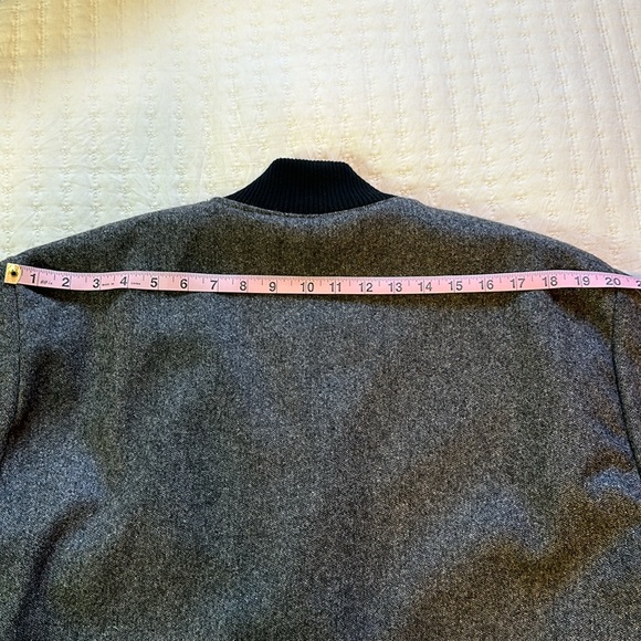 Handmade, retro, vintage style men’s long wool coat. Satin lined. Snap front. - Picture 6 of 8